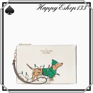 ♠️kate spade Claude Medium Dachshund Wristlet